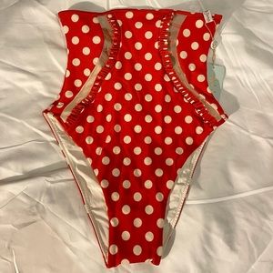 High waisted bikini bottoms